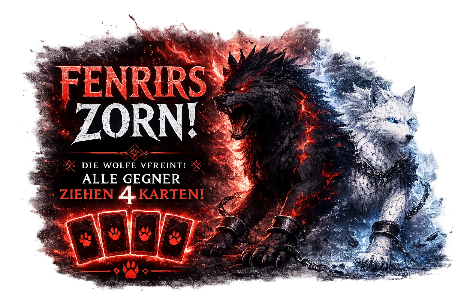 Fenrir und Weiße Wölfin